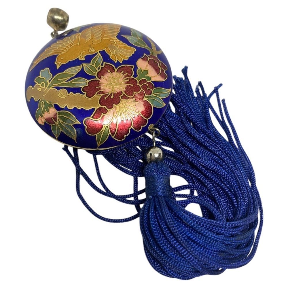 Vintage Round Medallion with Tassel​ - Picture 3 of 12